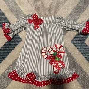 Darling striped holiday dress 3T
